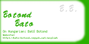 botond bato business card